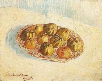 Vincent Van Gogh : Still Life with Basket of Apples III